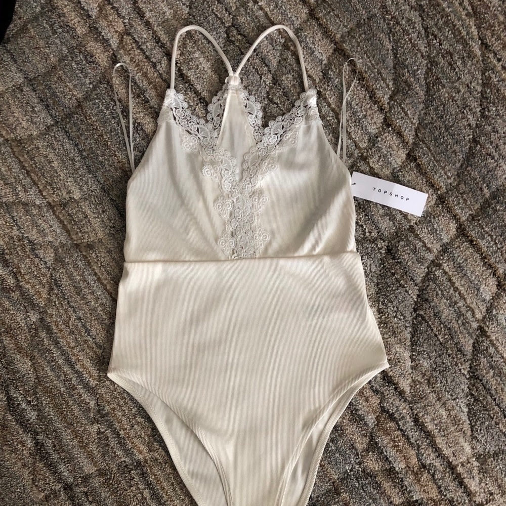 Top shop white body suit